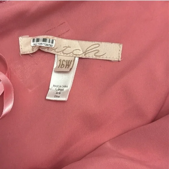 Anthropologie x Hutch Tarina One-Shoulder Tulle Maxi Dress In Red and Pink* - Picture 2 of 4